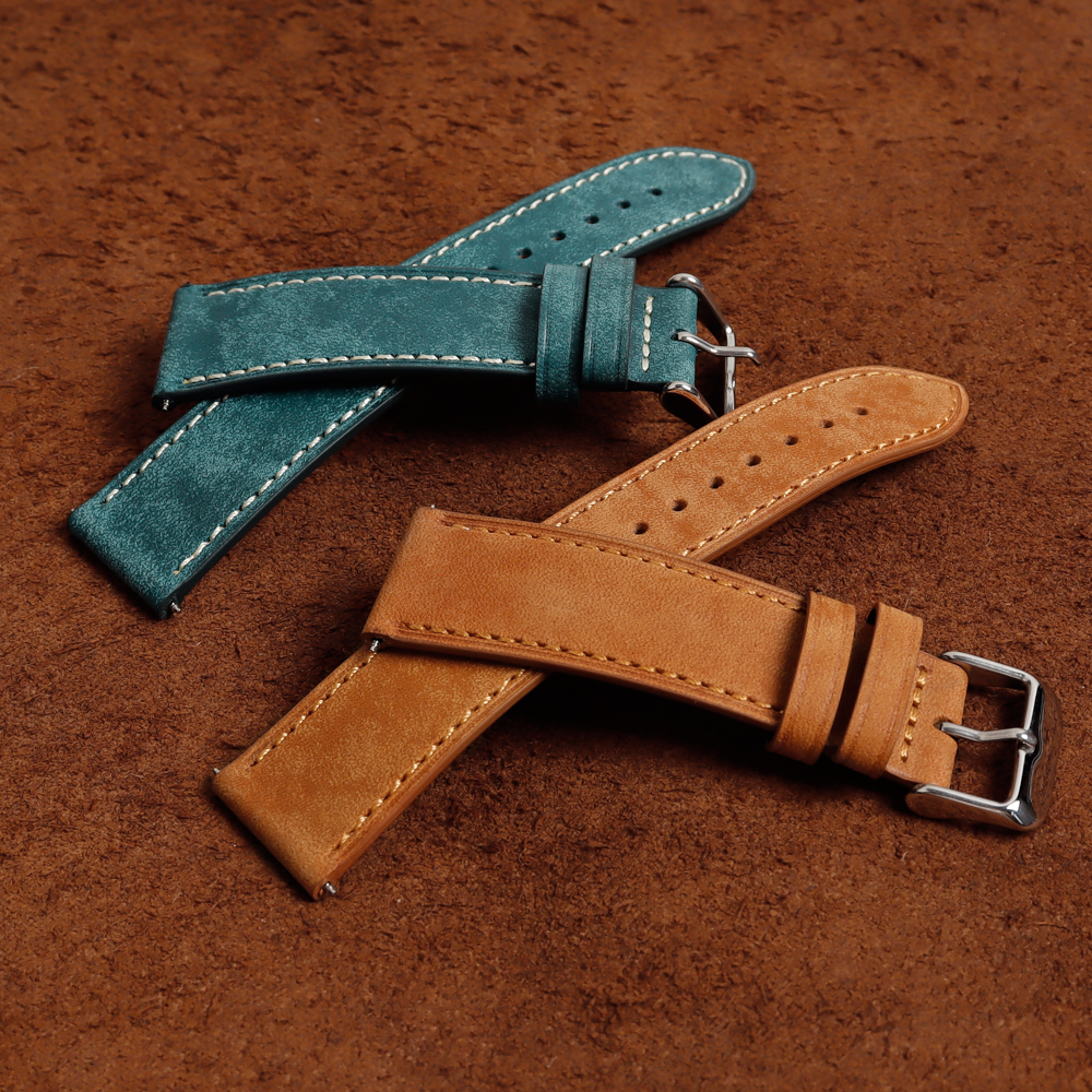 Wholesale Vegetable Tanned Leather Apple Watch Bands | Sustainable B2B Factory