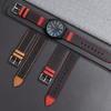 Premium Hand-Stitched Two-Tone Leather Watch Strap | Vintage Contrast Color Genuine Leather Band Wholesale