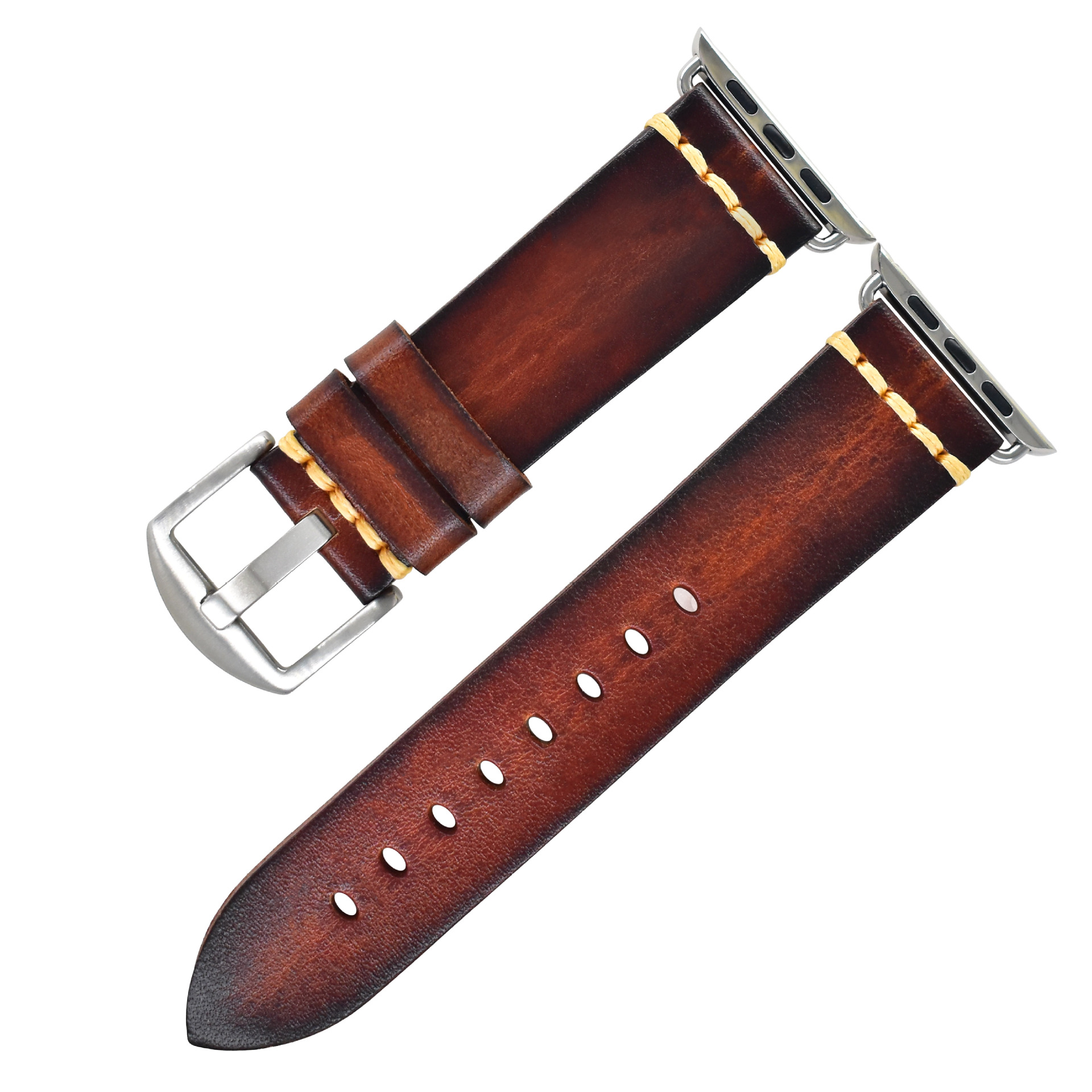 CONKLY In Stock Vintage Genuine Leather Band for Apple Watch Ultra 2/9/8 Ready To Ship Wholesale Strap