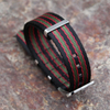 CONKLY OEM Seatbelt Herringbon Nylon Material Watch Straps NATO Band with Pin Buckle in Each Size with Stripe Colors