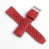 Custom High Quality Red Fluorine Rubber Watch Straps FKM Watch Band for Rolex Watches Brand From CONKLY Watch Straps Factory