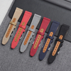 CONKLY Wholesale Sailcloth Watch Band with Heavy Pin Buckle with Leather Pad in 20mm-22mm-24mm