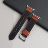 Premium Two-Tone Genuine Leather Strap Compatible with Apple Watch - Wholesale Custom B2B Edition