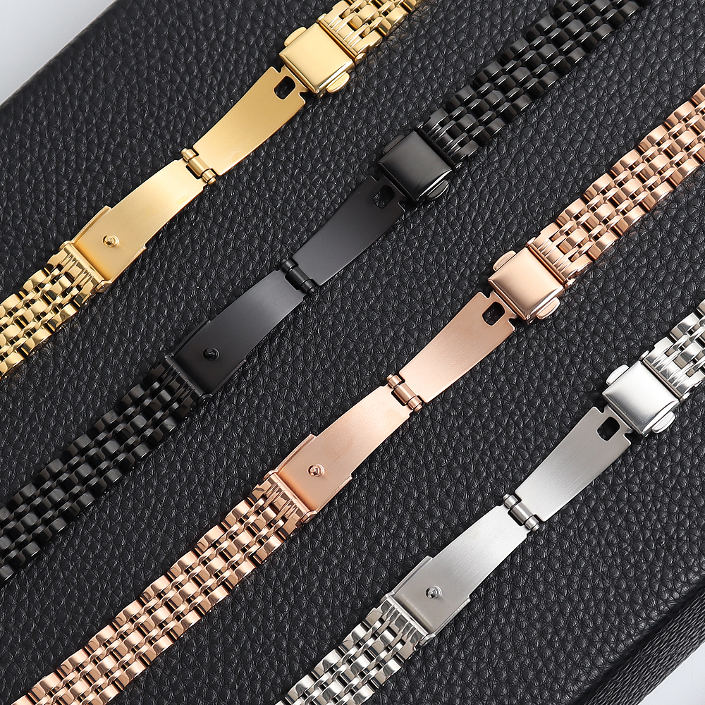 CONKLY Luxury 5-Link Jubilee Stainless Steel Strap for Apple Watch - Premium 304L Polished Metal Band - Wholesale B2B Custom