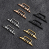 Wholesale Slim Curved Tube Adapter for Apple Watch Band - Narrow Bar Lug Connector for Small Size Straps
