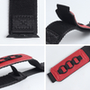 Tactical Nylon Hook And Loop Apple Watch Band with Leather Patch Accent