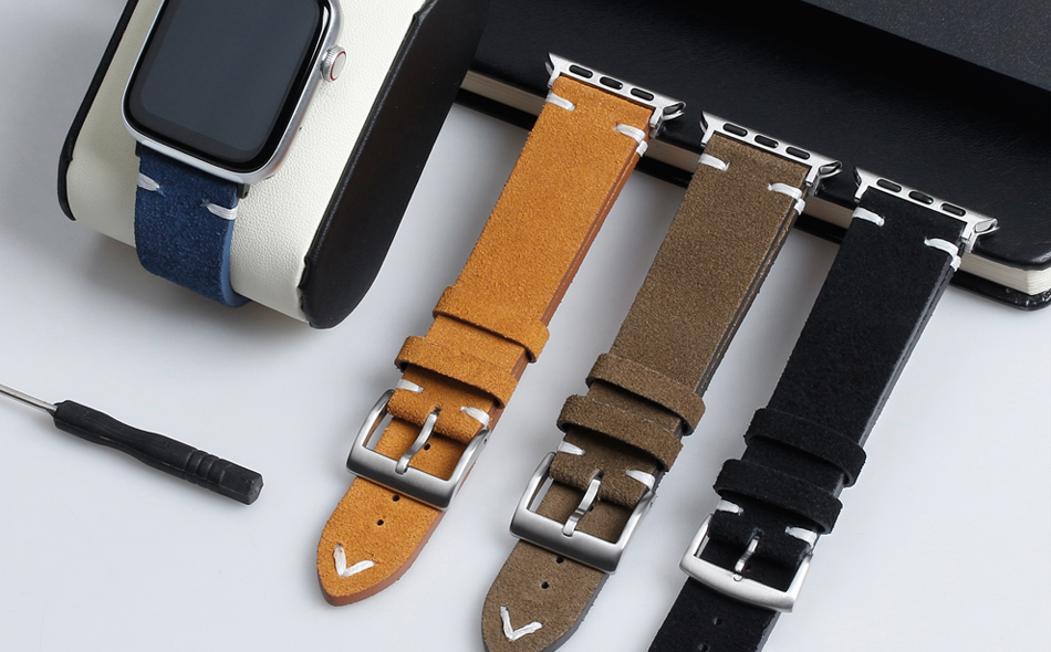 Genuine Leather watch band for Apple watches