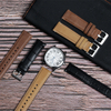 CONKLY-Top Grain Brown Leather Watch Band with Heavy Buckle in 20mm 18mm for IWC Seiko Citizen Watches Brands
