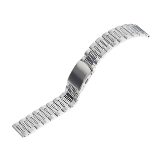OEM 5-Link Stainless Steel Watch Strap with Dual Quick Release Pins, 18-24mm