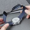 Snap Black Canvas Watch Bands with New Stitching in 22mm For Watch Company