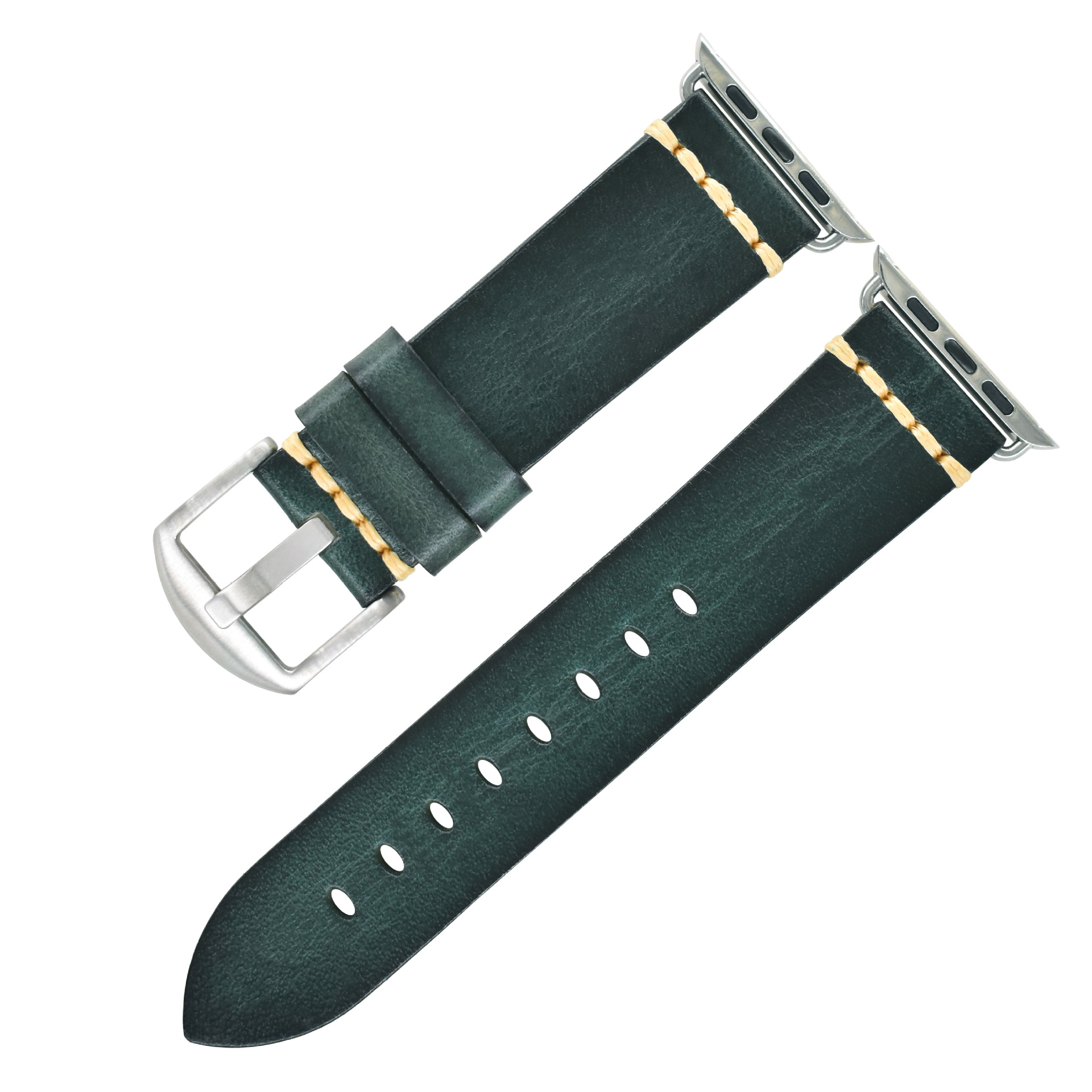 CONKLY In Stock Vintage Genuine Leather Band for Apple Watch Ultra 2/9/8 Ready To Ship Wholesale Strap