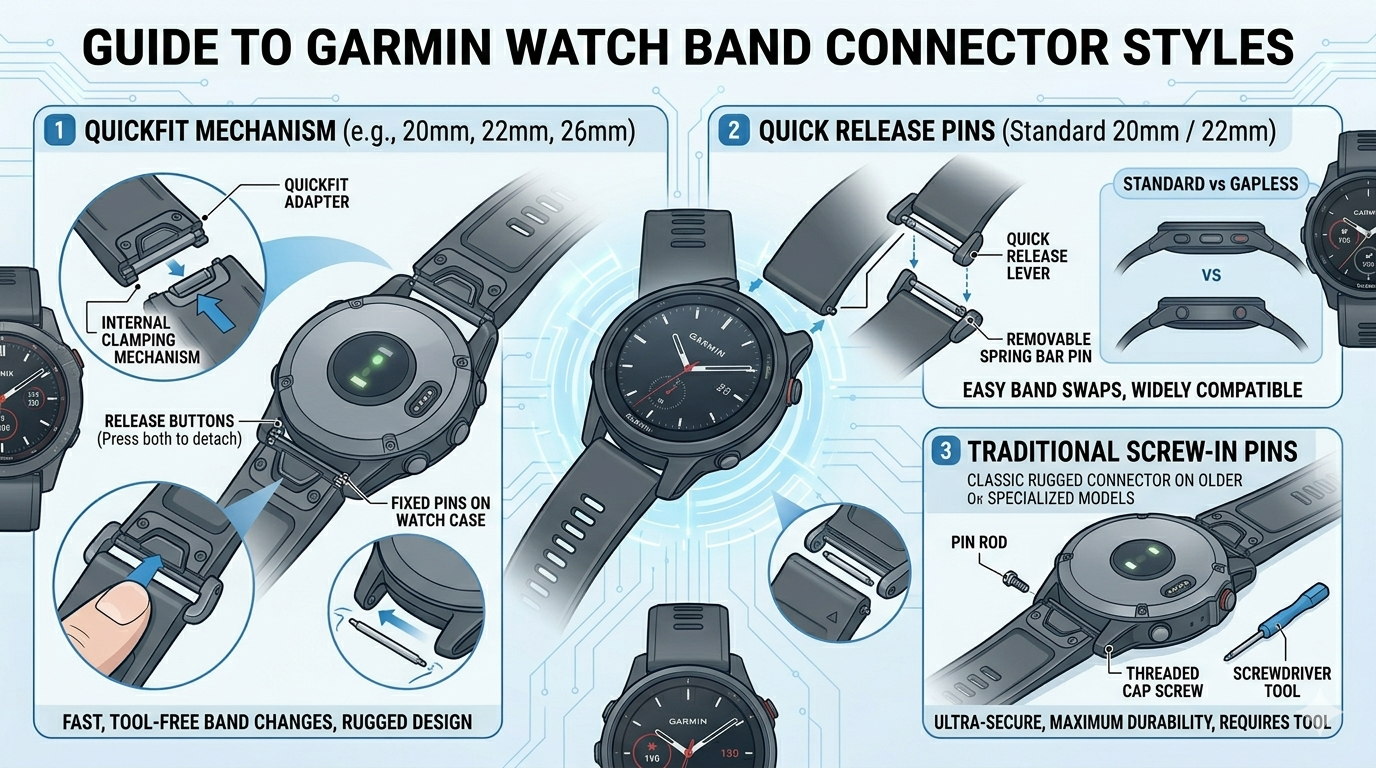 Garmin Watch Band Connector