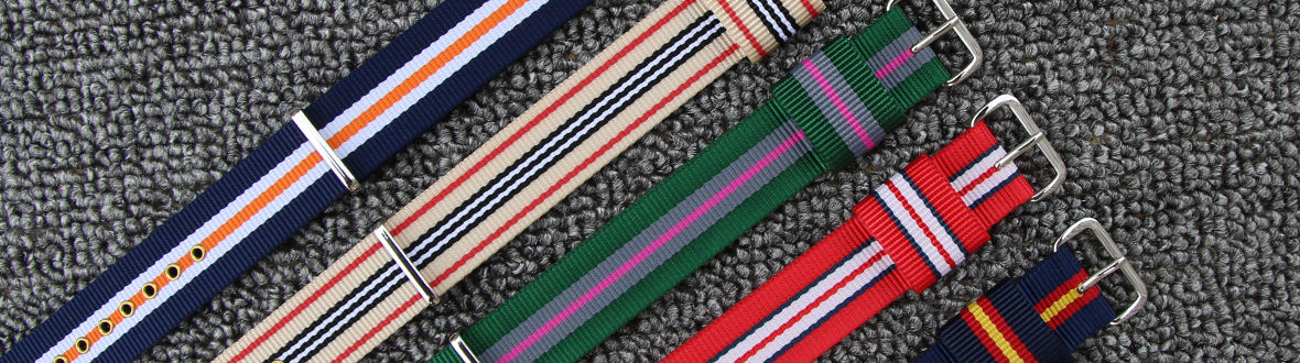 DE nylon watch strap