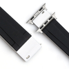 CONKLY Premium Black White Silicone Watch Bands Factory Watch Straps Manufacturer for Each Brand Watches in Many Size