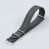 Custom New Ribbed Nylon Watch Strap Gray Color in 20mm 22mm with NATO Band Brushed Hardware for SEIKO