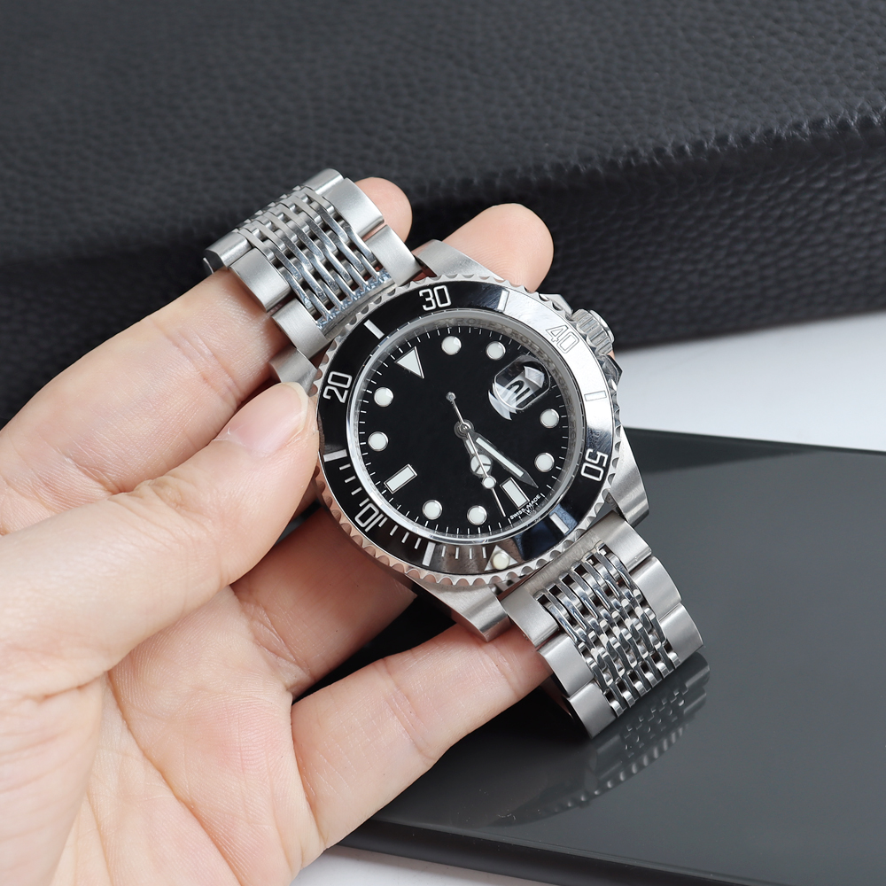OEM 5-Link Stainless Steel Watch Strap with Dual Quick Release Pins, 18-24mm