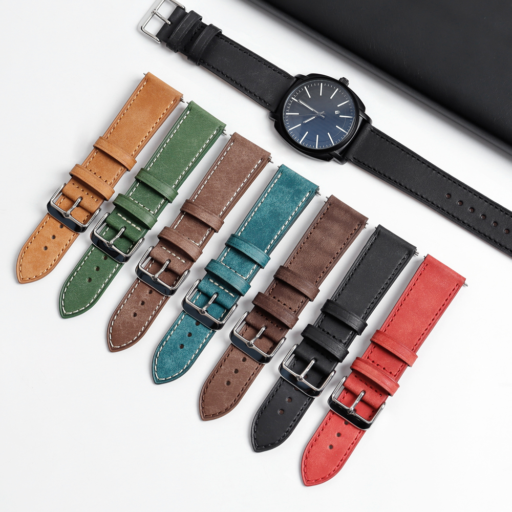 Wholesale Vegetable Tanned Leather Apple Watch Bands | Sustainable B2B Factory