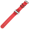 OEM Red Nylon Watch Band for Apple Watches with Brushed Zulu Hardware