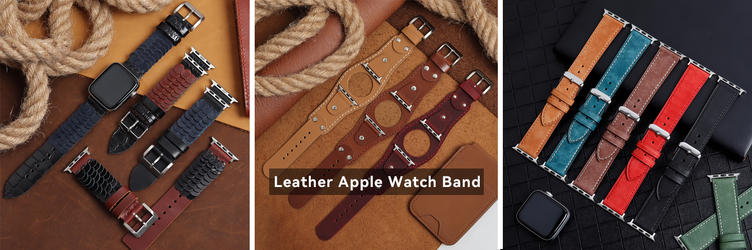 Leather Smart watch bands