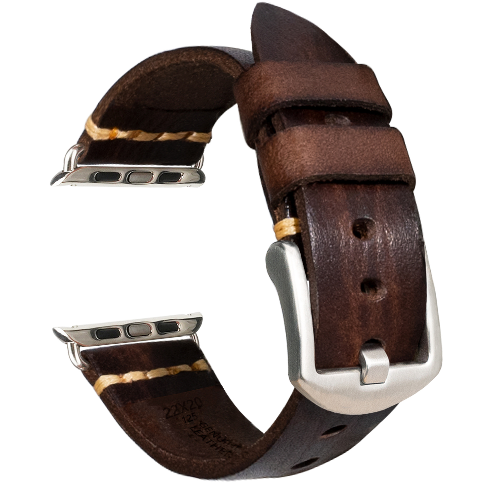 CONKLY In Stock Vintage Genuine Leather Band for Apple Watch Ultra 2/9/8 Ready To Ship Wholesale Strap