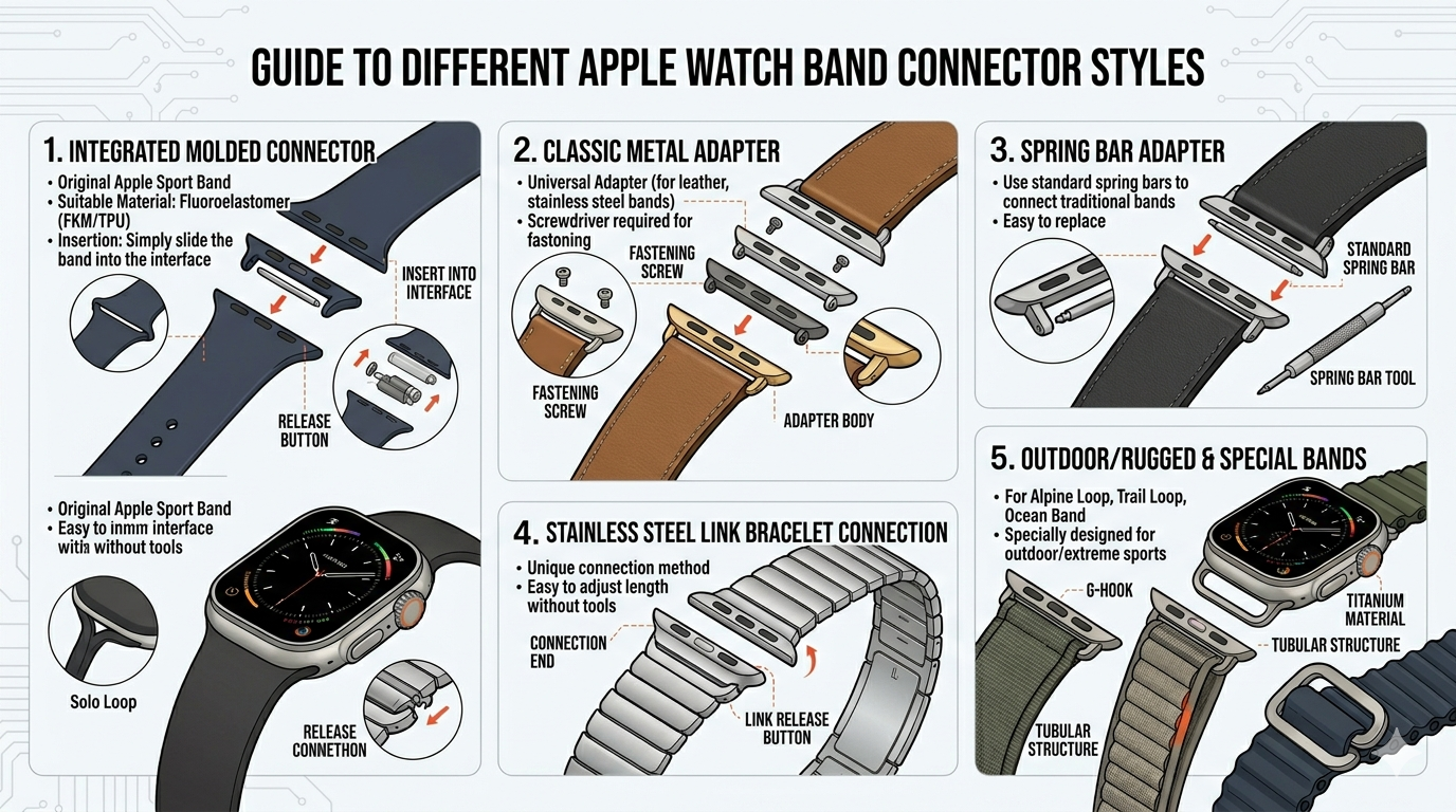 Apple Watch Band with different connector style