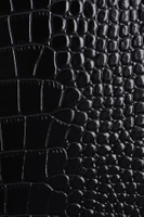 Crocodile-embossed