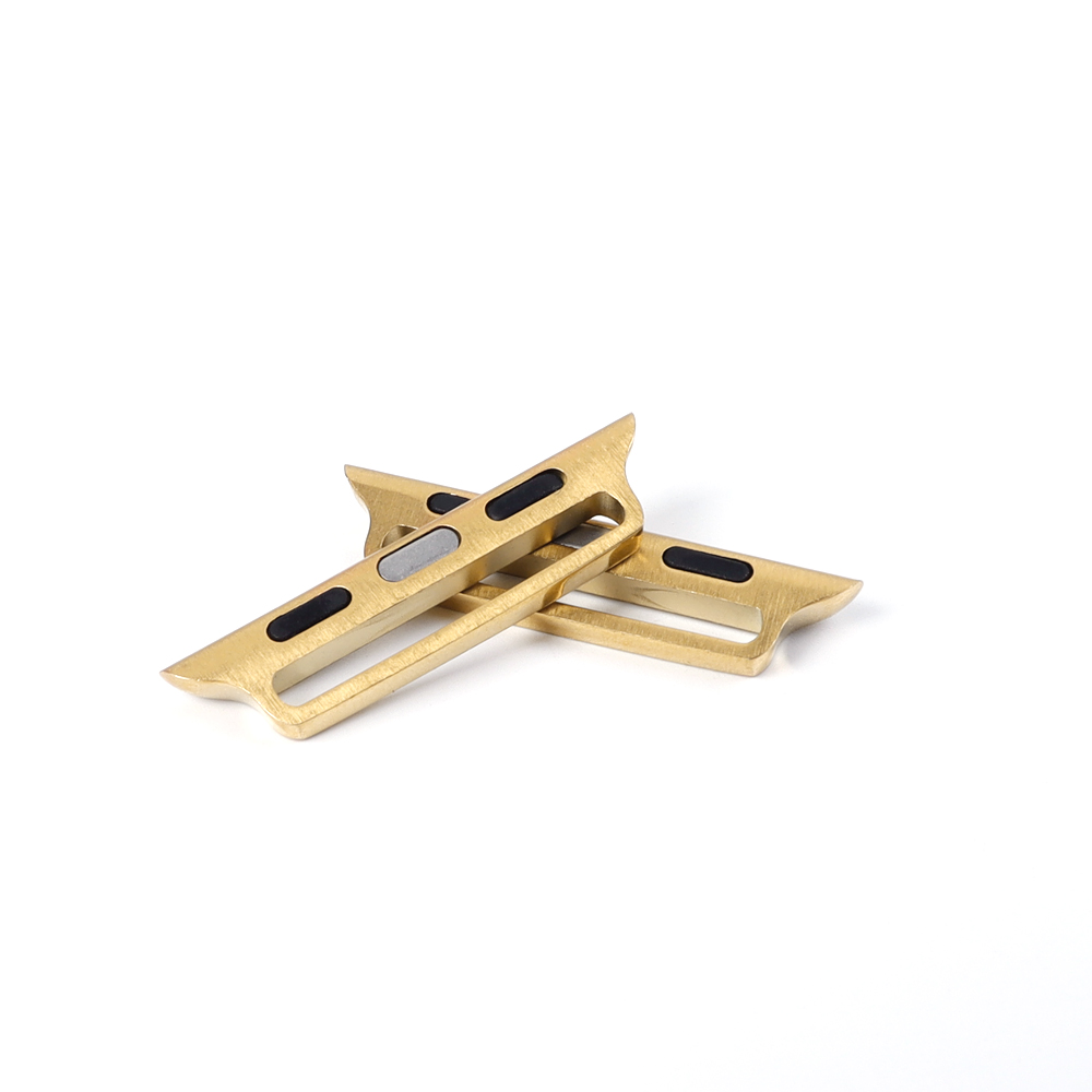 Wholesale CNC One-Piece Integrated Adapter for Apple Watch Band Series 9 8 7 SE Ultra 2 - Solid Metal Lug Connector