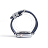 CONKLY Vintage Canvas Apple Watch Band 20mm 22mm 24mm Leather Hole Accent Custom Color Hardware OEM