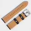 Custom 2 Piece of Black Genuine Leather Watch Band For Watches Company
