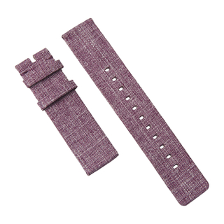 Purple Canvas FitBit Watch Band in 20mm And 22mm From CONKLY Factory