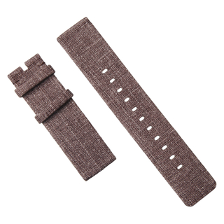 Brown Canvas FitBit Watch Straps in 20mm And 22mm From CONKLY Factory