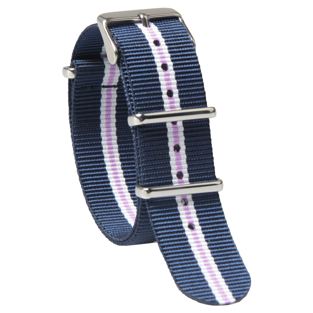 Wholesale 20mm Stripe Nylon Watch Straps with High Quality From CONKLY
